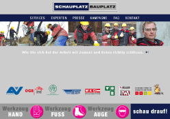 Schauplatz Bauplatz: Hautschutz am Bau